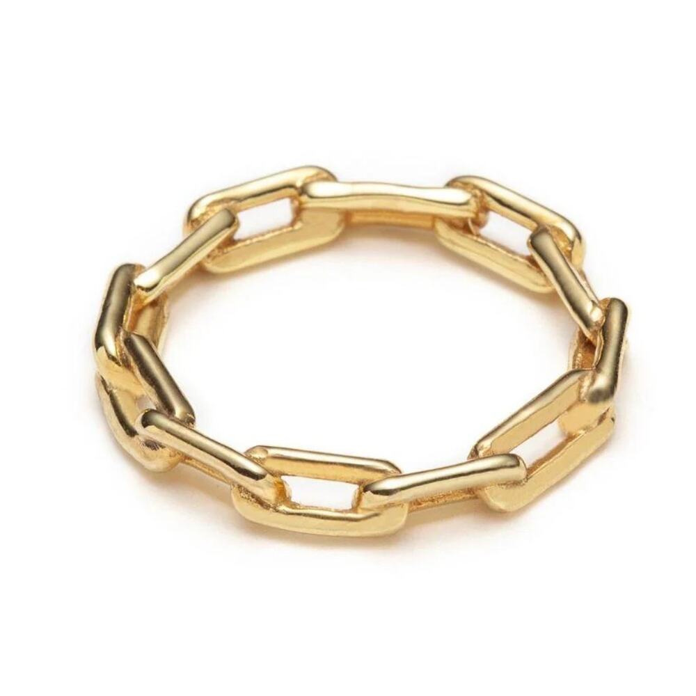 With Love Darling, Mia Link Ring, NWT, Size 8